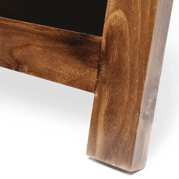 Display Antik træskilt 59x116 kridtmarker 4 tavler