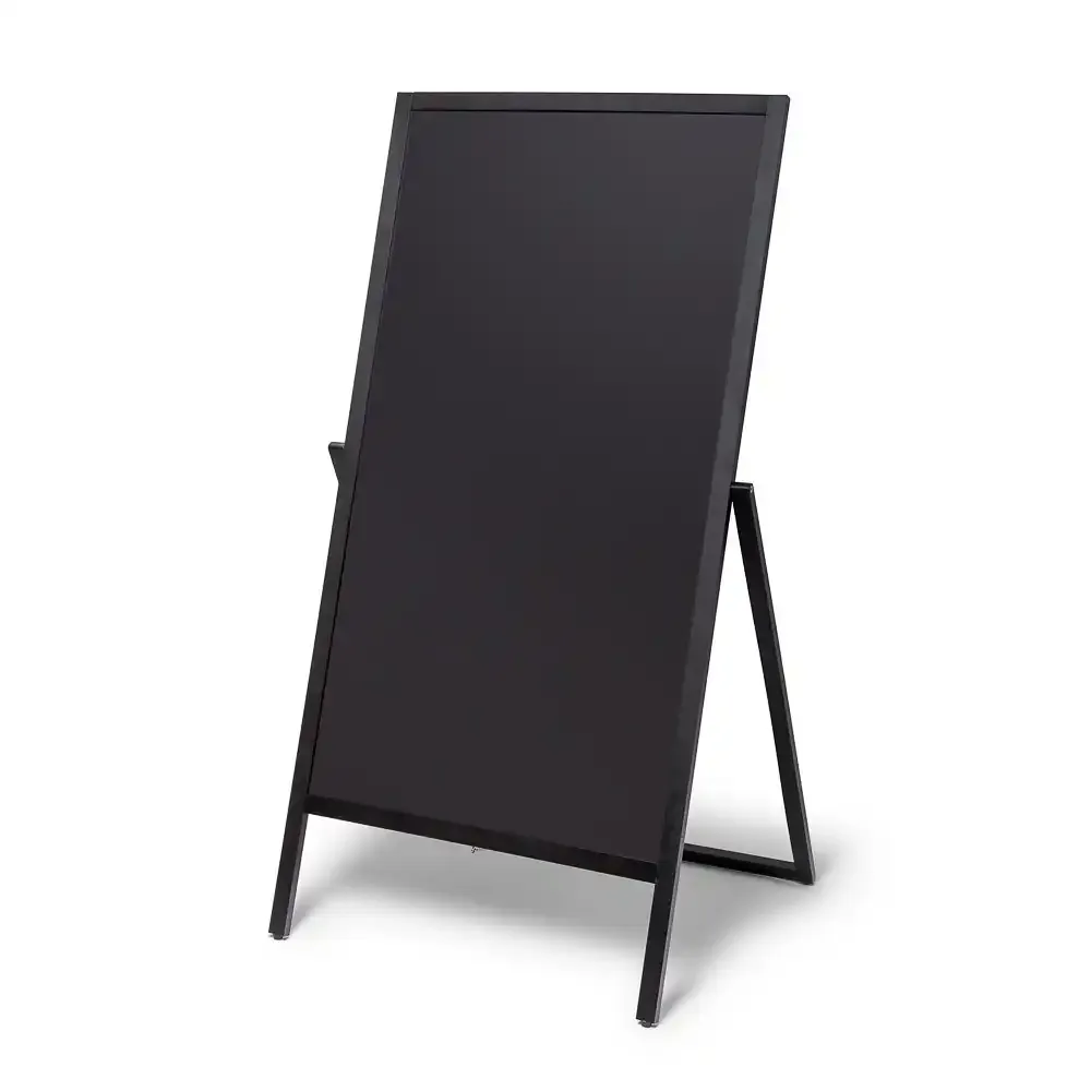 Display Flip 68x140 cm A-træskilt sort kridttavle