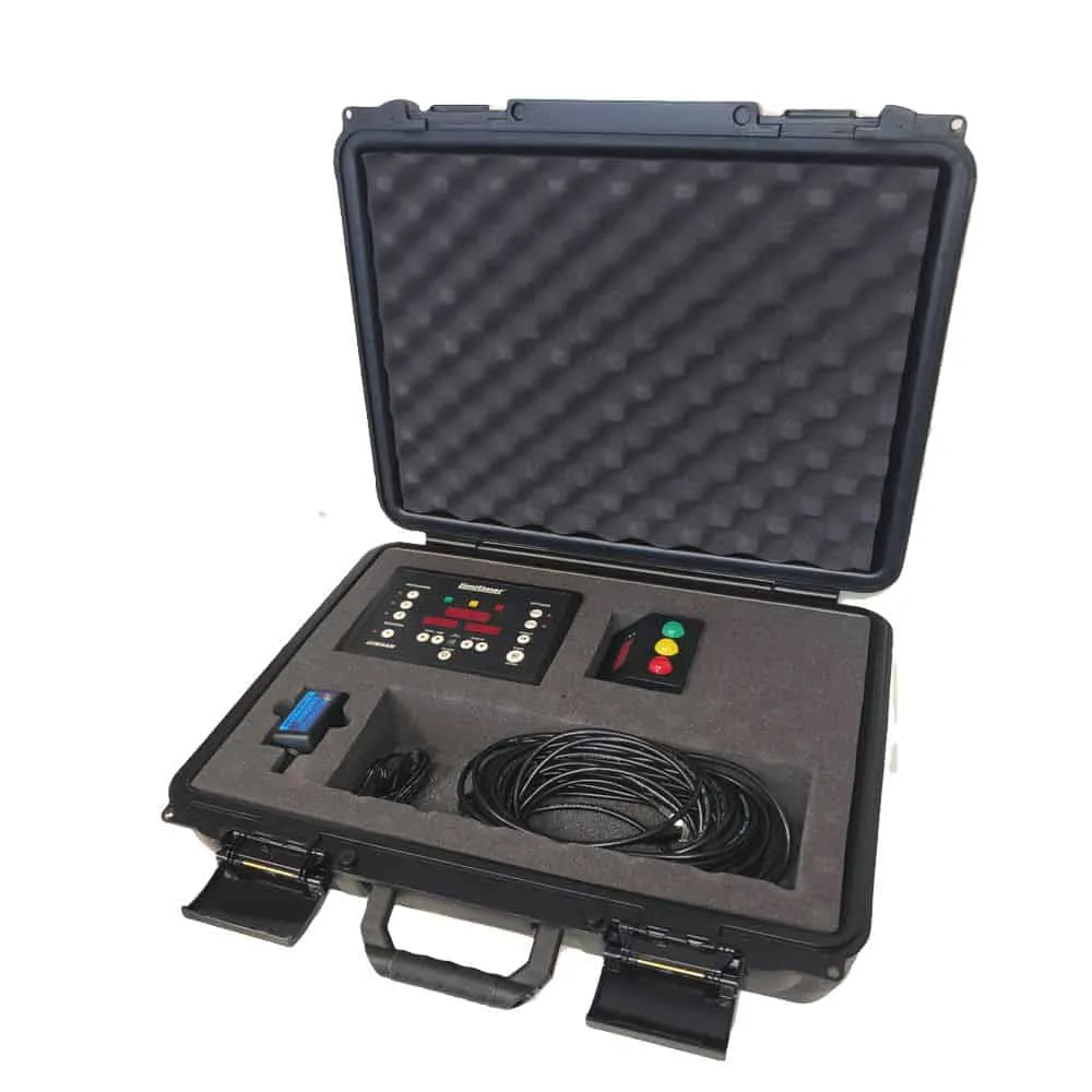 PerfectCue Limitimer system taletimer podiumlys kuffert