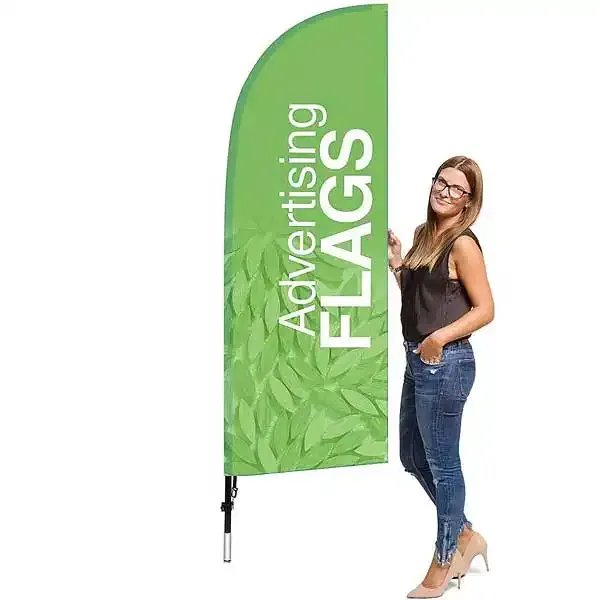 Display BeachFlag vinge flag 65x194 cm inkl. stang small