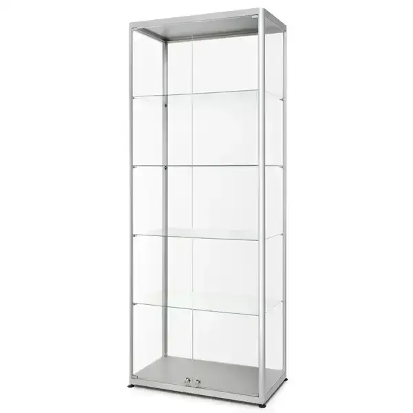 Display VR2-24-800F udstillingsmontre 80x200x40 sikkerhedsglas