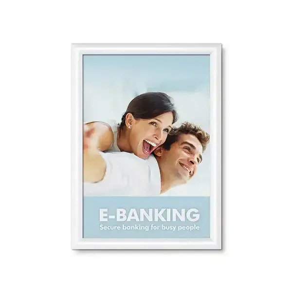 Display Snapramme A3 plakatramme hvid 25 mm gering antirefleks