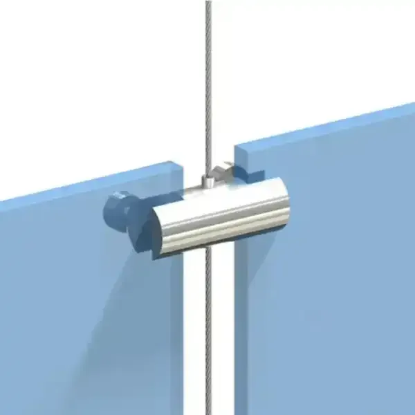Display sidegreb two-way til akryllomme stålwire