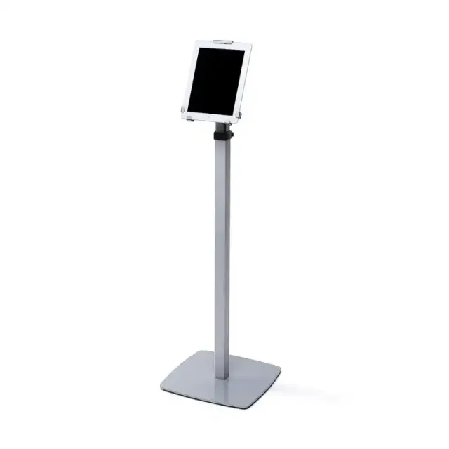 Display Trigrip 13" tabletholder gulv sølv teleskop