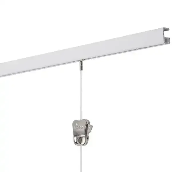Display Minirail galleriskinne 150 cm hvid