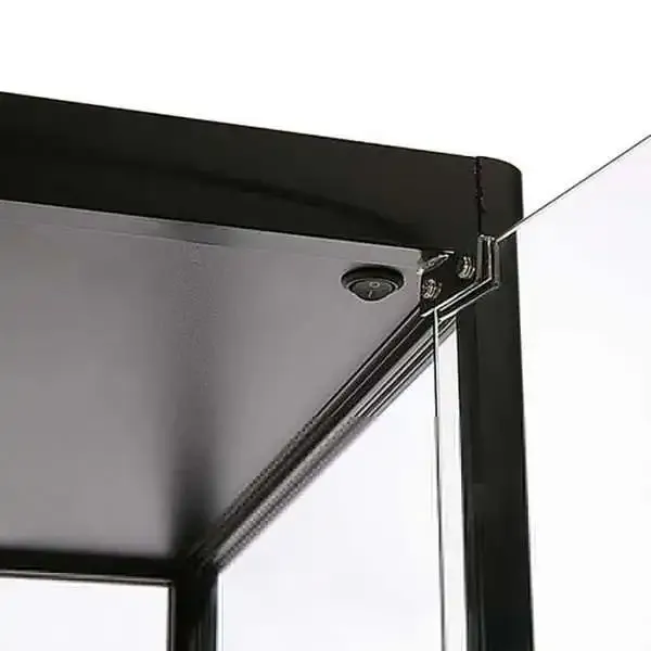 Display LED udstillingsmontre sort 45x200x45 cm