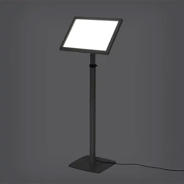 Display Menu Board A4 LED menuskilt teleskop 80-130 cm