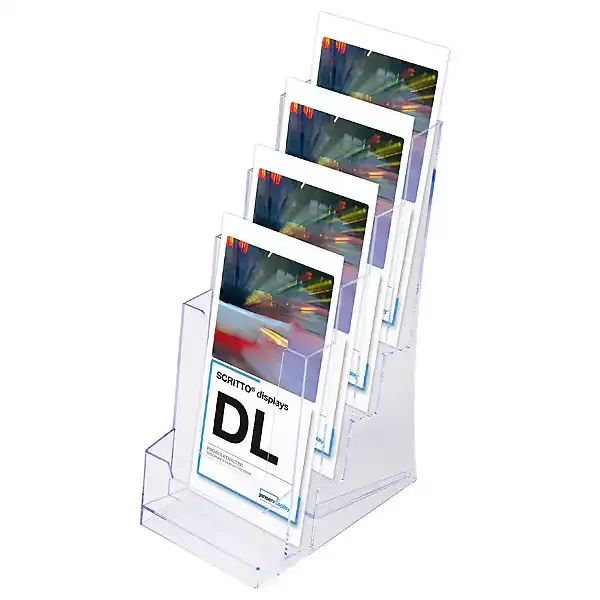 Display flyerholder bord 4+1 rum M65 højformat