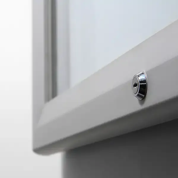 Display Premium Outdoor 24xA4 opslagsskab sølv IP56