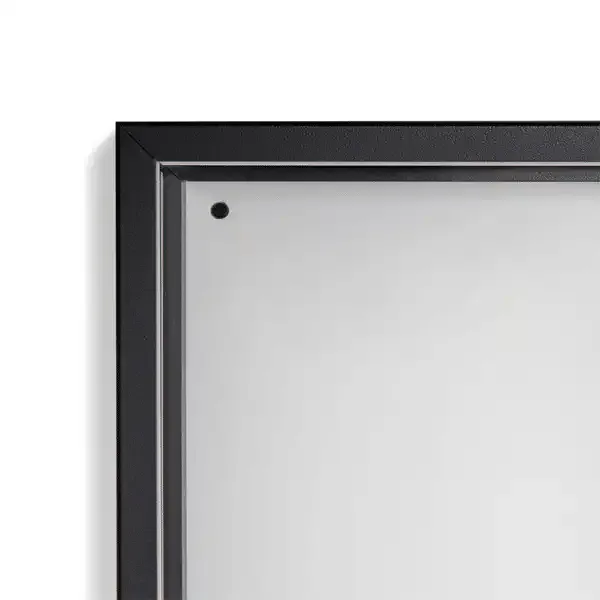 Display Slim opslagsskab 12xA4 antracitgrå låsbart