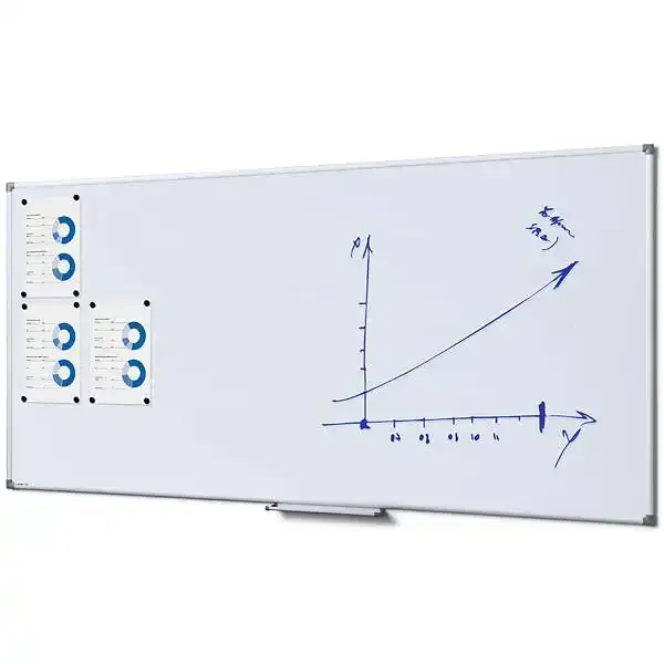 Display ECO 200x100 cm whiteboard magnettavle lakeret