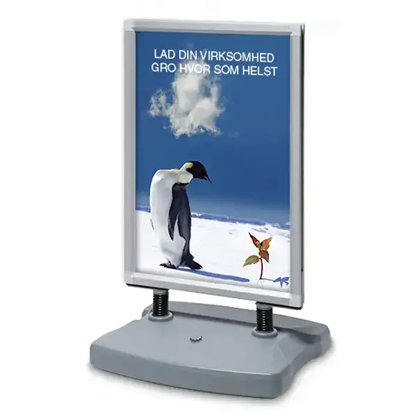 Display Windtalker City gadeskilt 70×100 cm dobbeltsidet