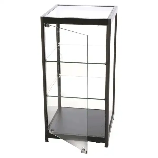 Display LED glasmontre 45x90x45 cm sort