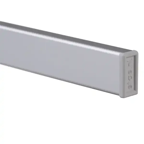 Display Cliprail Pro galleriskinne sølv 200 cm 45 kg