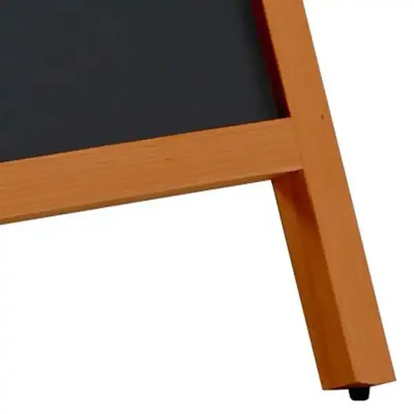 Display 2457 A-skilt bøg 59x78 cm magnet kridttavle