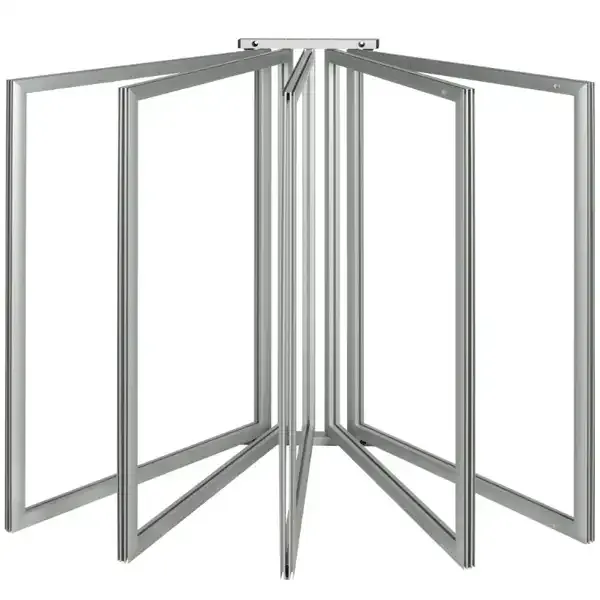 Display plakat bladrer KRA1G15 snaprammer 5 stk væg