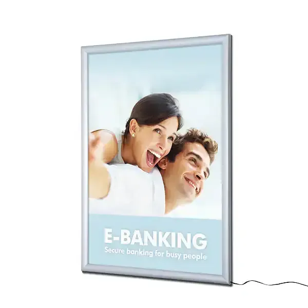 Display LED snapramme lysramme væg A1 63,6x88,3 cm