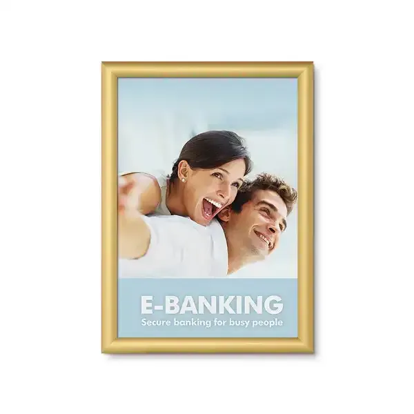 Display snapramme A3 25 mm guld antirefleks
