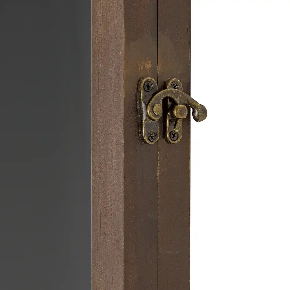 Display Wooden Showcase opslagsskab A3 træ magnetisk
