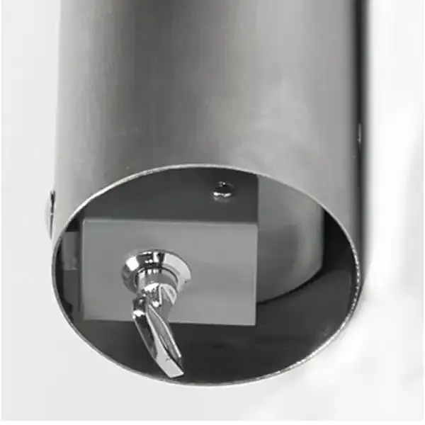 Display 6715 askebæger XL væg 1,5L børstet stål