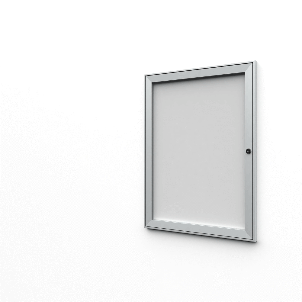 Display SCS4xA4 opslagsskab 4xA4 magnet sølv