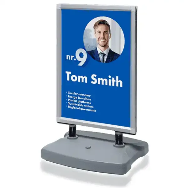 Display Windtalker City A1 gadeskilt 59,4x84,1 cm vandfyld