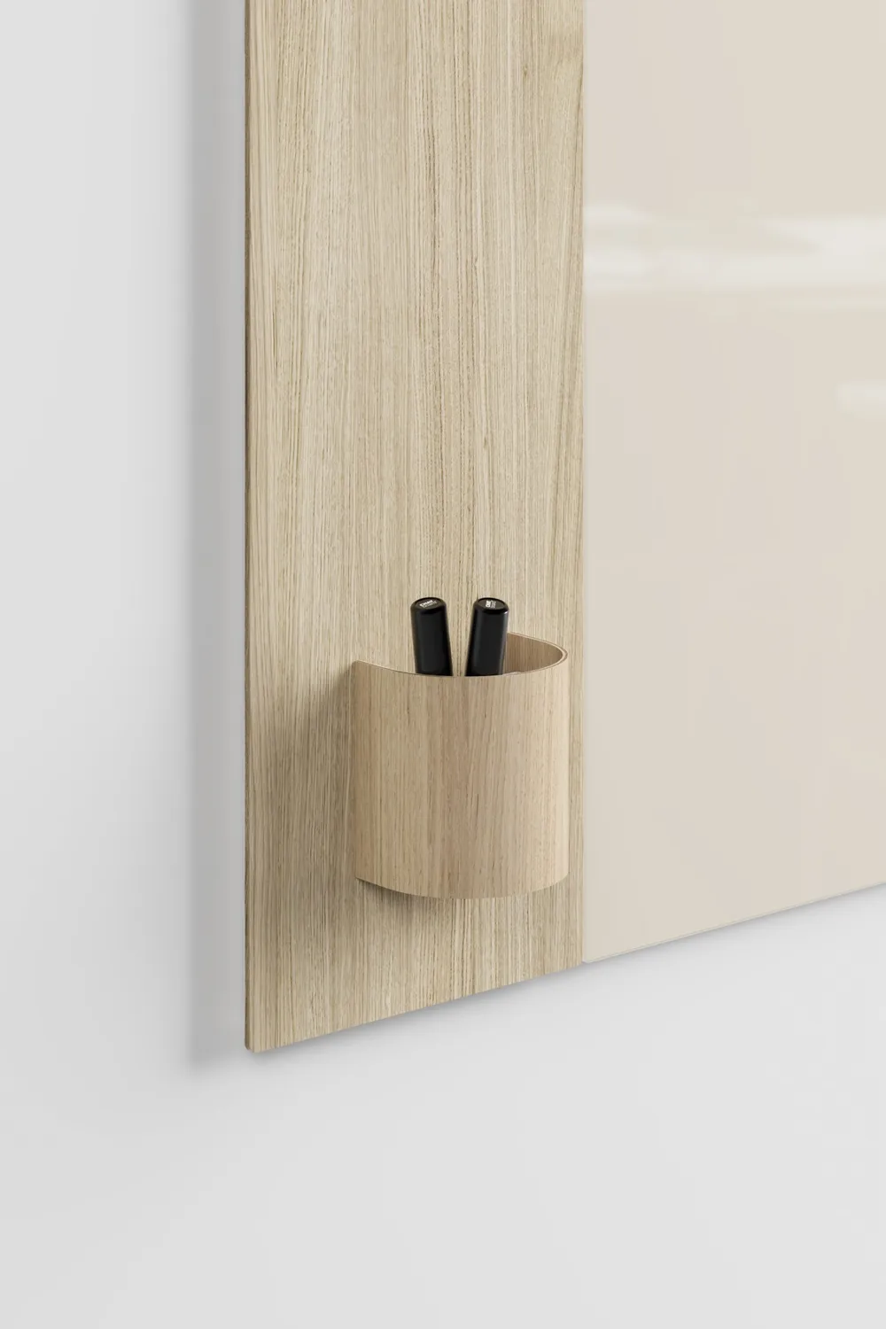 Chatboard Classic Crafted glastavle egetræ magnetisk
