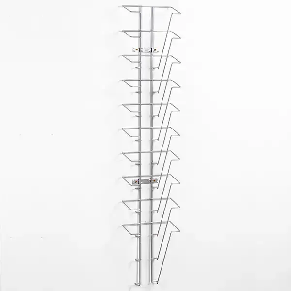 Display M-10xA4 brochureholder væg 10 rum A4