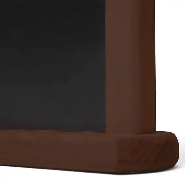 Display Disk A4 menutavle mørkebrun dobbeltsidet
