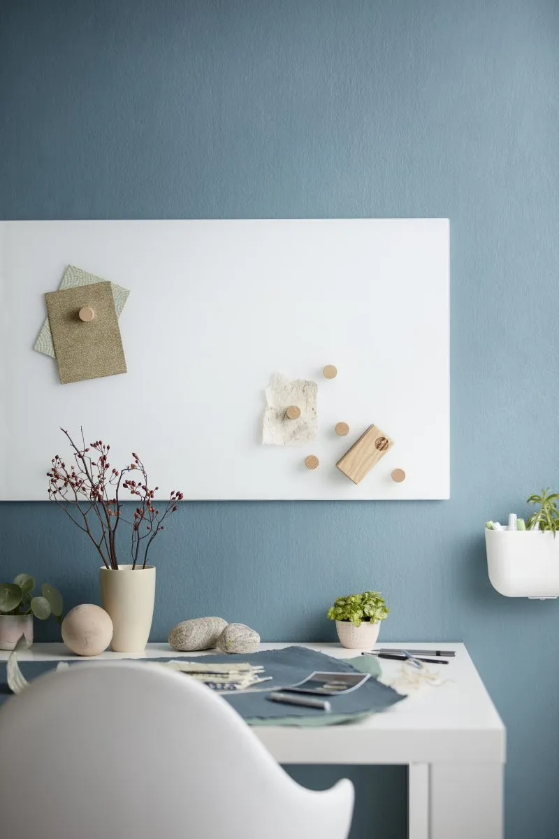 Chatboard Classic glastavle 100x150 magnetisk hvid