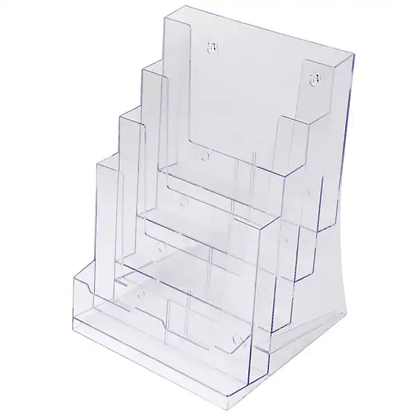 Display brochureholder bord 4+1 rum A4 4DA4P