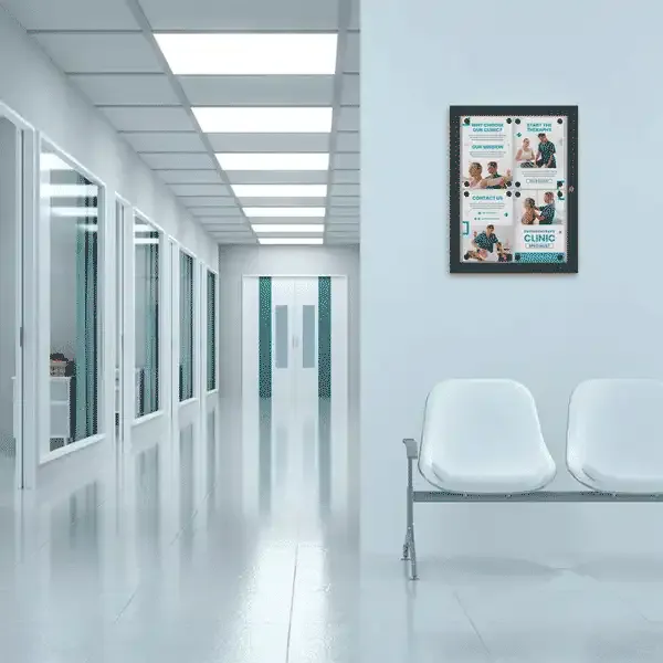 Display SCS3xA4C9005 opslagsskab sort 3xA4 aflåselig