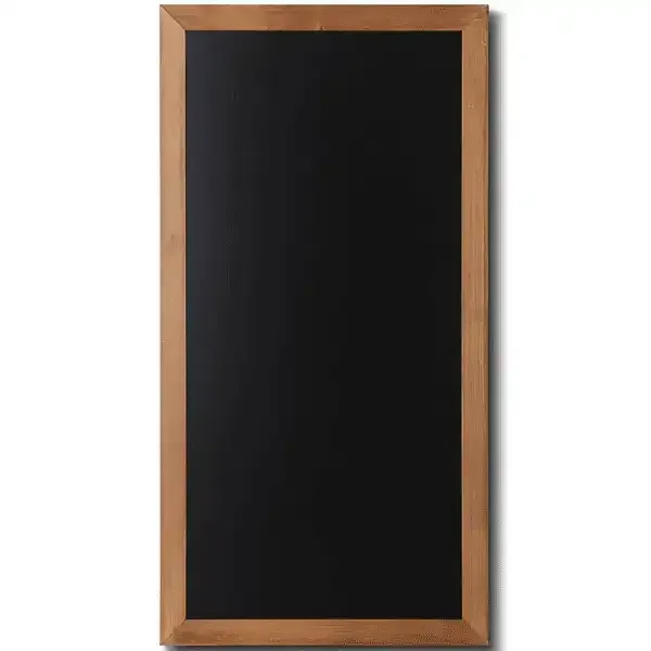 Display menutavle teaklook 56x100 cm kridtmarker