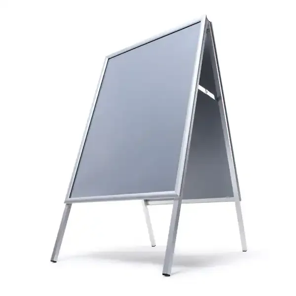 Display Alu-Line gadeskilt 50x70 cm dobbeltsidet