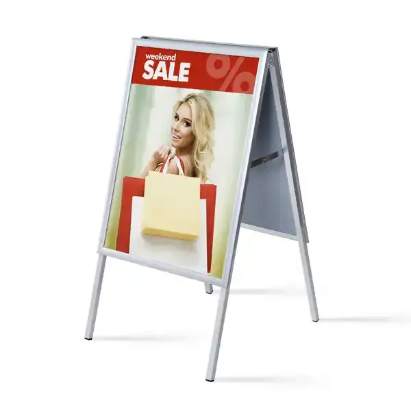 Display Alu-Line Indoor gadeskilt 50x70 cm snapramme
