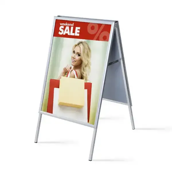 Display Alu-Line Indoor gadeskilt A1 dobbeltsidet