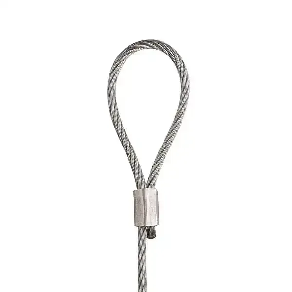 Display gallerikabel stålkabel 200 cm løkke 20 kg