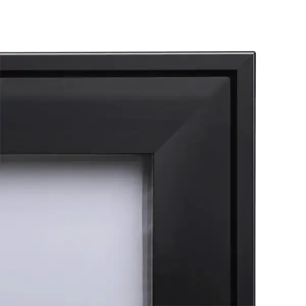 Display Opslagsskab 4xA4 skab sort magnet 52x70 cm
