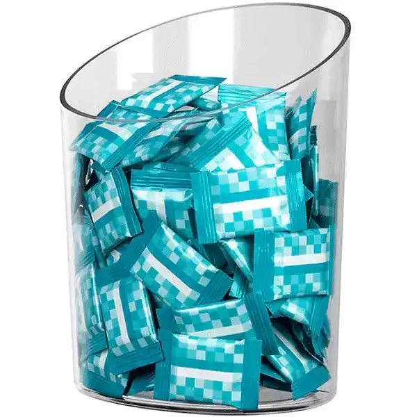 Display borddisplay large transparent cylinder 2 liter