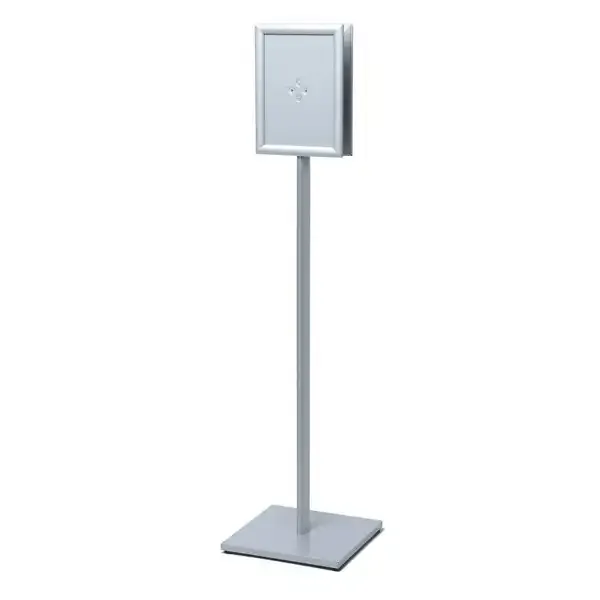 Display CAPOA4 infostander A4 dobbelt snap sølv