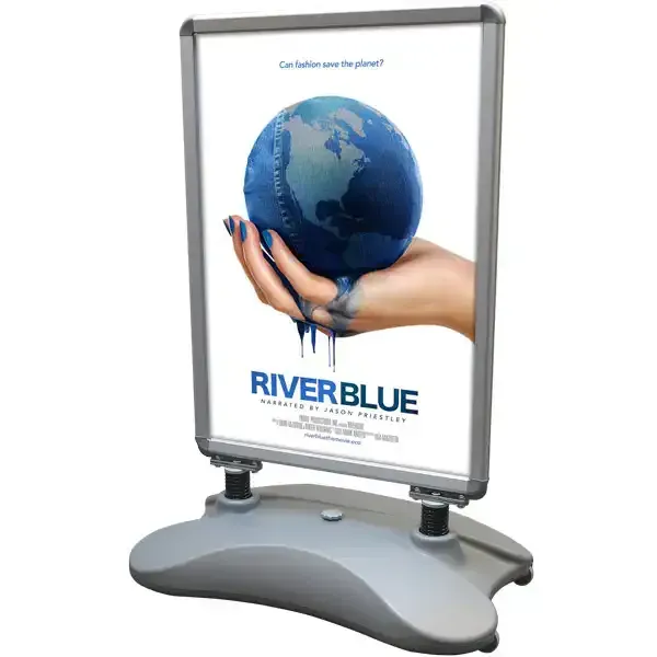 Display Wind Sign Basic 6005 gadeskilt 70x100 cm grå