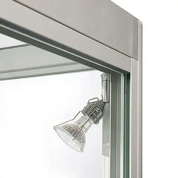 Display LED udstillingsmontre 90x90x45 cm glas