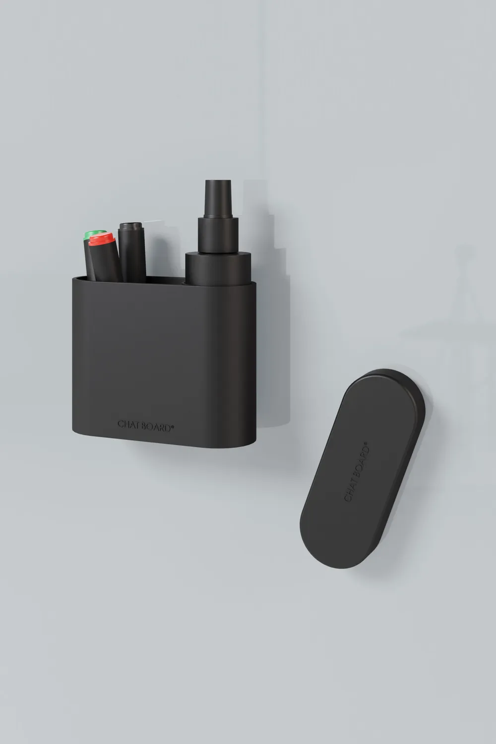 Chatboard Dock magnetisk penneholder ABS 3 farver