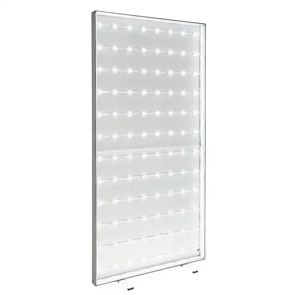 Display Brightbox Single 100x200 cm lysboks LED