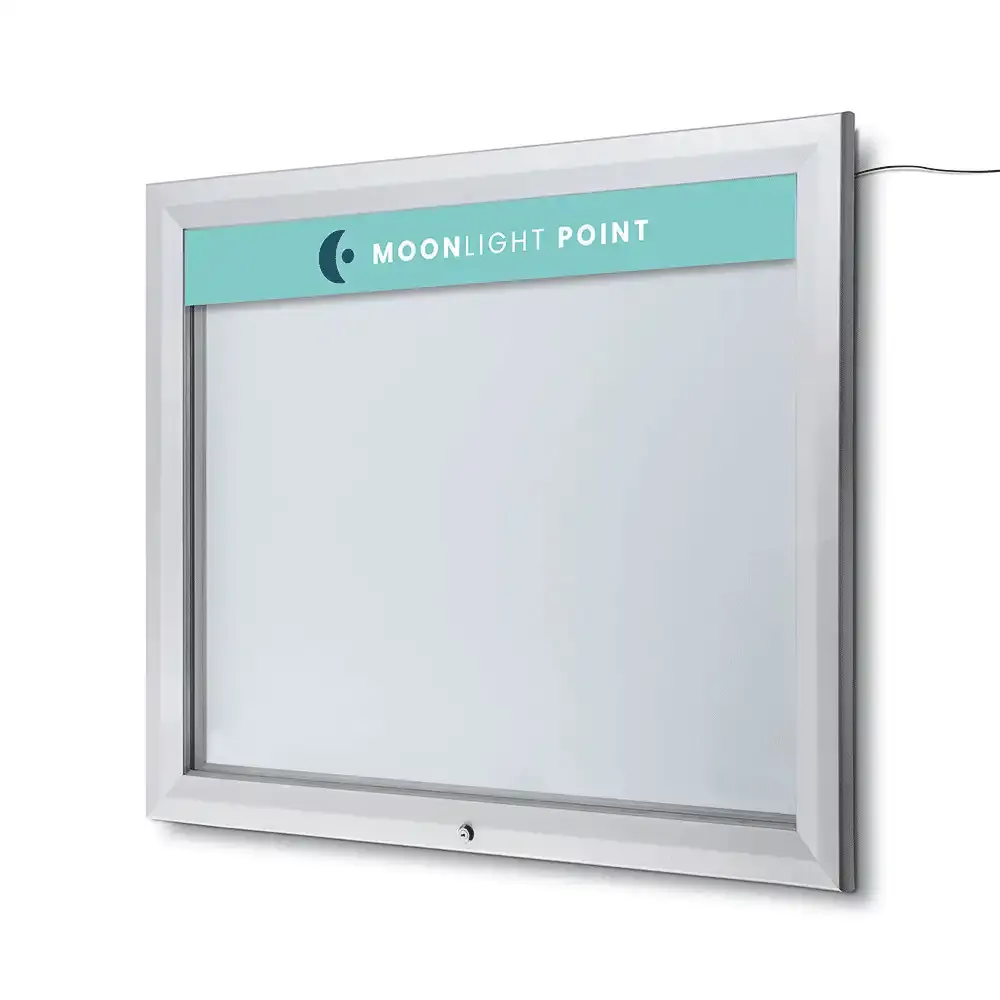 Display Premium opslagsskab LED 8xA4 udendørs