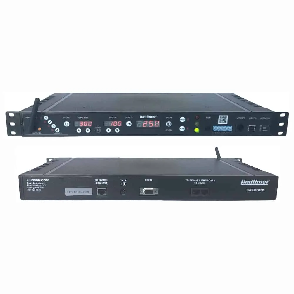 PerfectCue Limitimer PRO-2000RM taletimer rack 1U