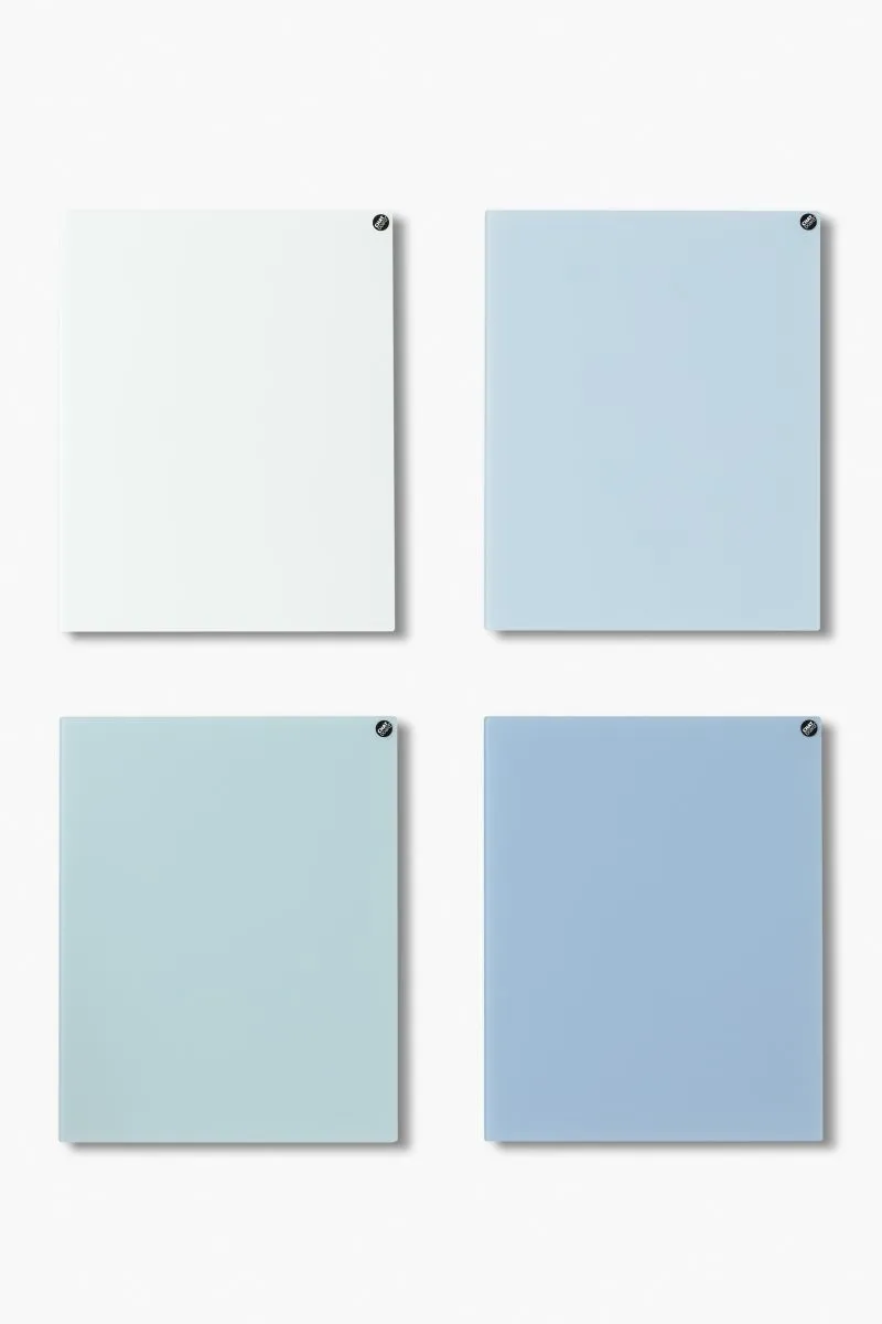 Chatboard Classic glastavle 100x150 magnetisk hvid