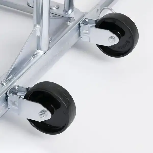 Display 6 cykelstativ galvaniseret med logotop 105cm