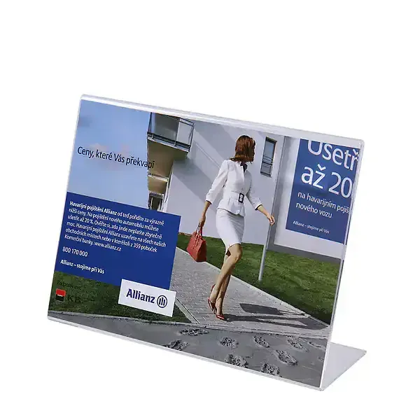 Display L-Stand LA5PXS konceptholder A5 bredformat klar
