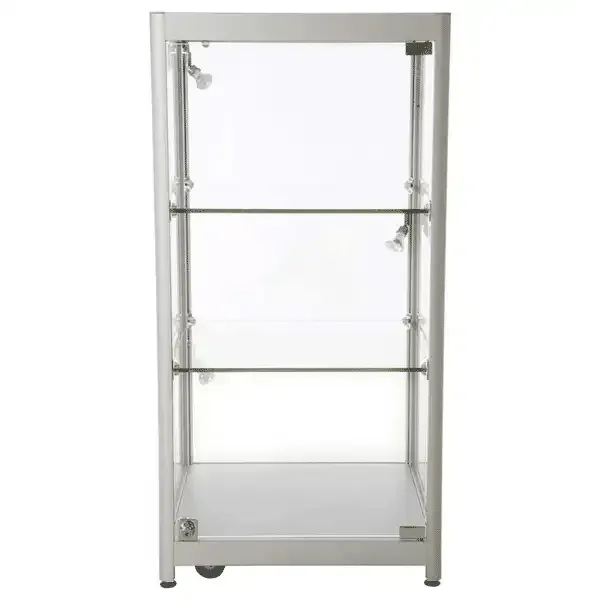 Display LED udstillingsmontre 45x90x45 cm glas